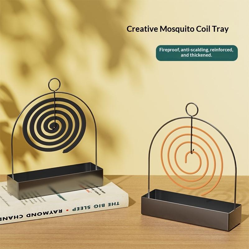Tulsi Holy Basil - Metal Hanging Incense & Mosquito Coil