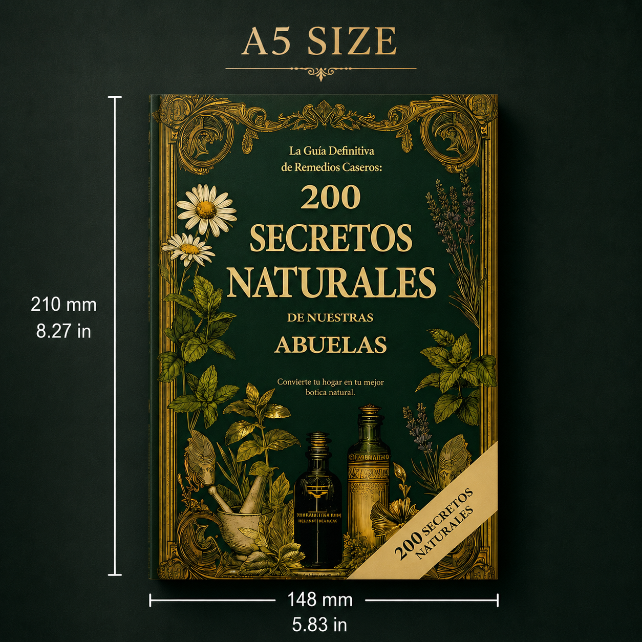 200 Natural Secrets A5 Spanish - مراجعة Herbal Wellness وسعره