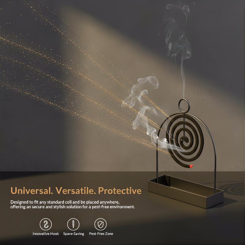 Metal Mosquito Coil Holder wit - مراجعة Tulsi Holy Basil وسعره