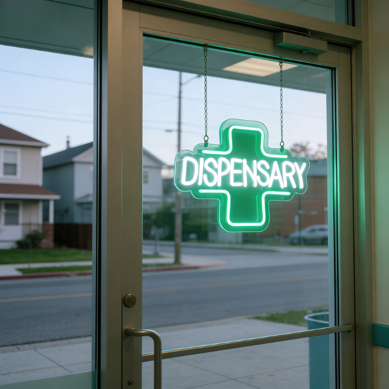 Dispensary Cross Neon Sign Gre - مراجعة Herbal Wellness Spa وسعره