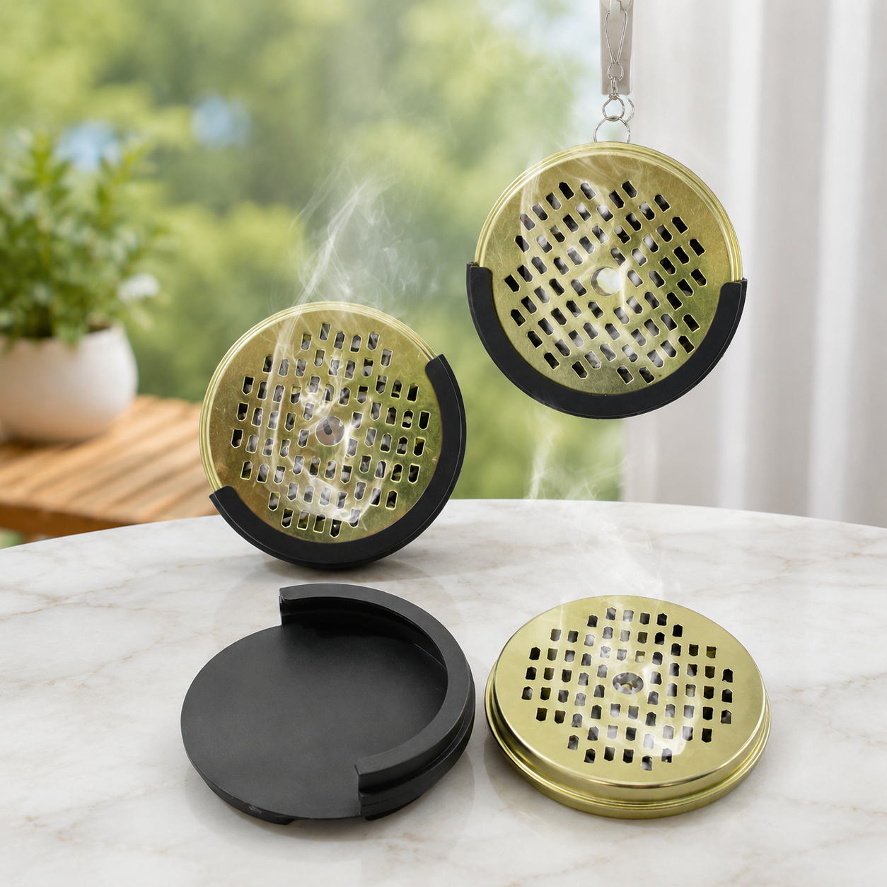 Outdoor Mosquito Coil Holder R - مراجعة Tulsi Holy Basil وسعره