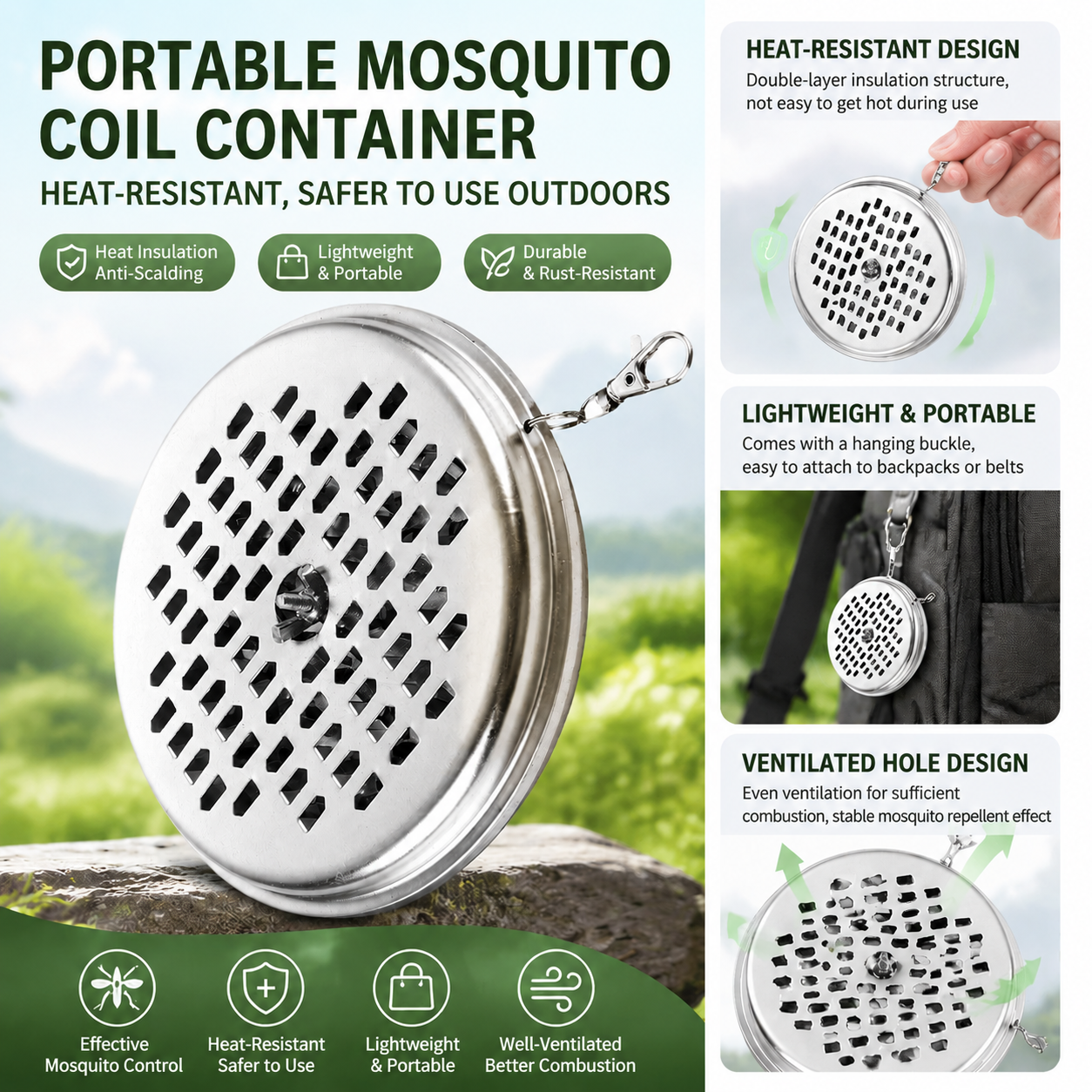 Outdoor Mosquito Coil Holder R - مراجعة Tulsi Holy Basil وسعره